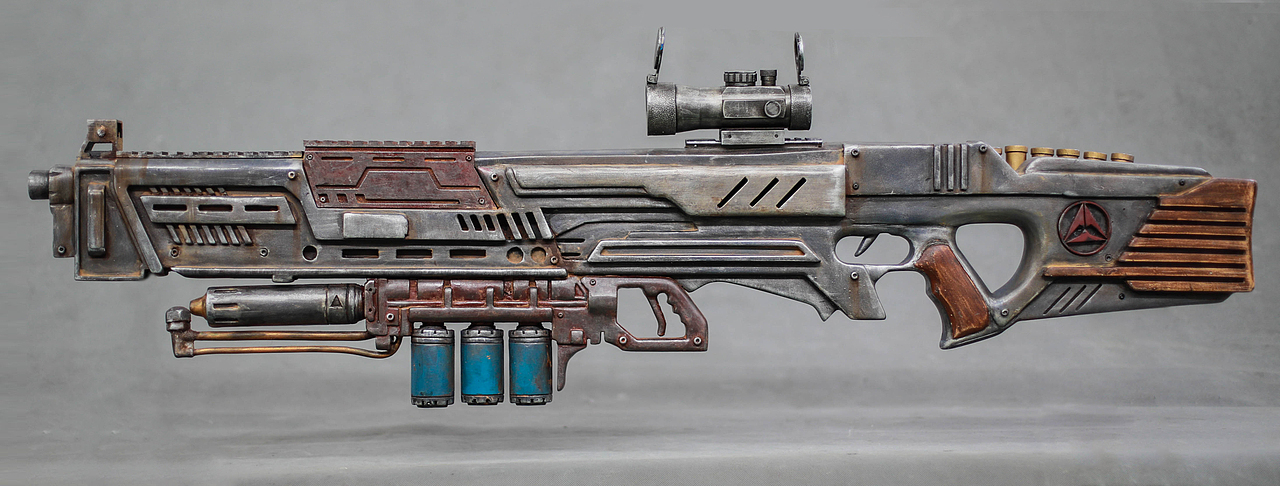 科幻枪械武器|三维|机械/交通|果栋______gd_原创作品-站酷zcool