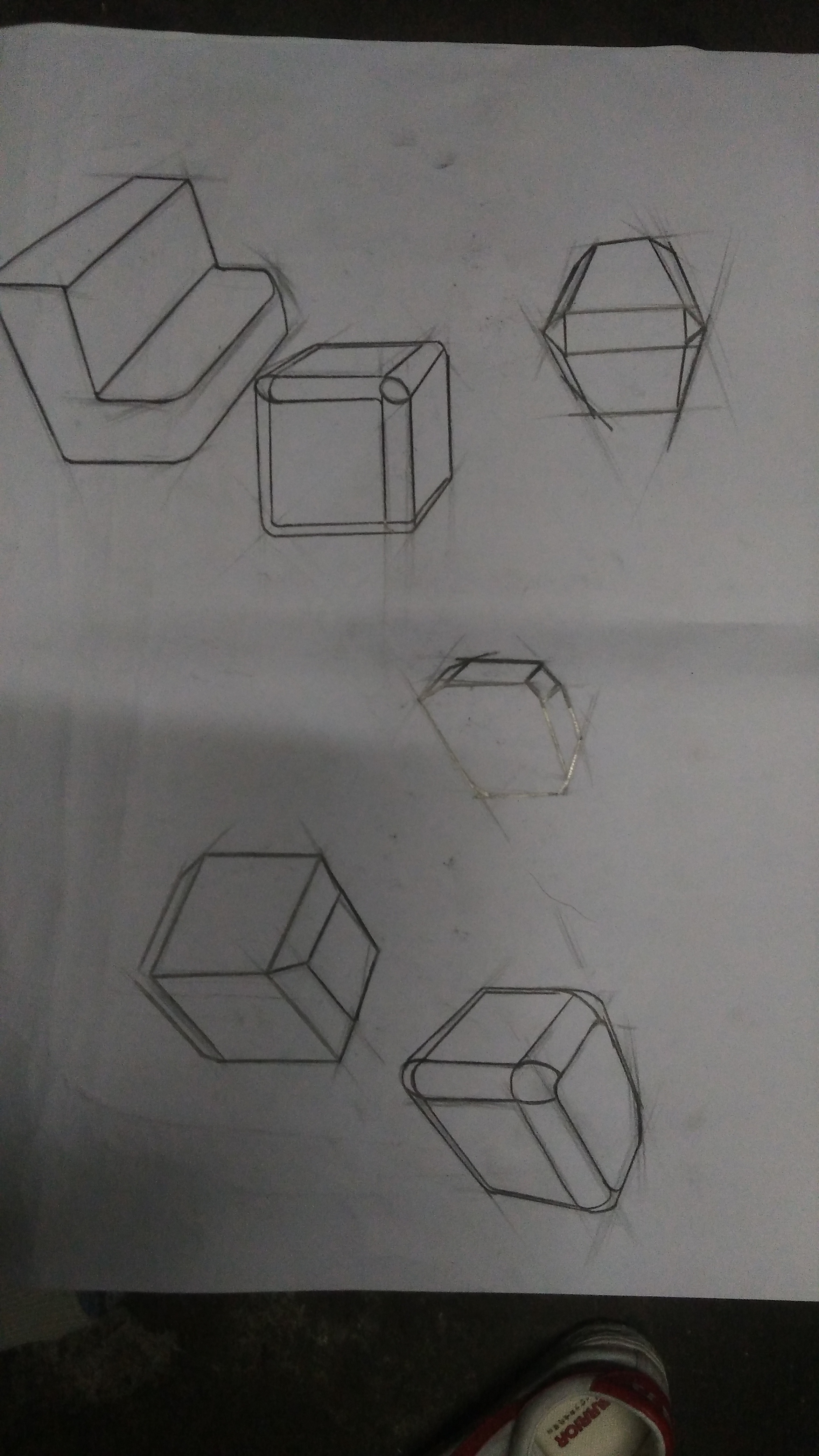 9.6 倒角体临摹 顾佳宇