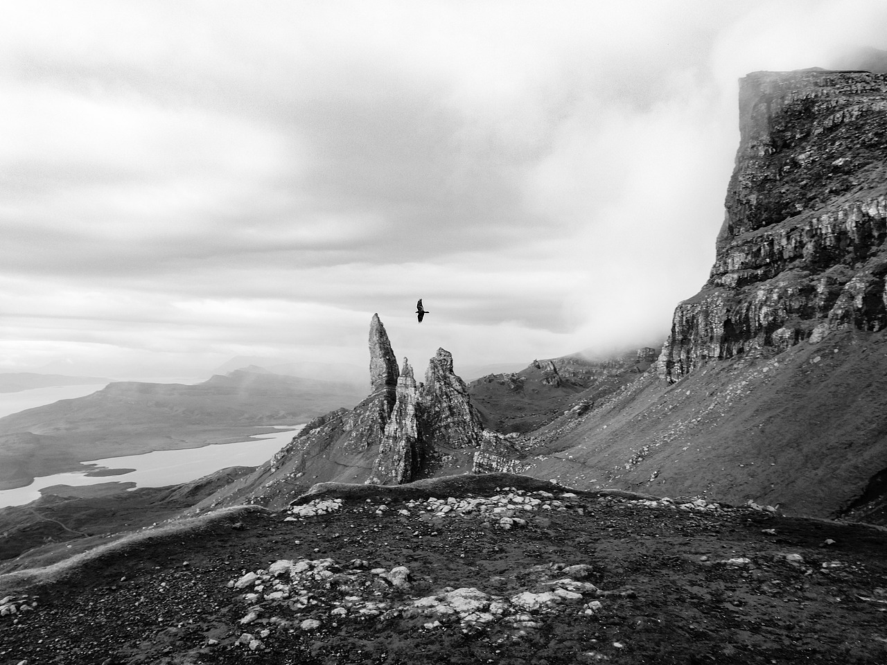 黑白丨苏格兰天空岛·自然生长（图ZMTIzNTU4NDY0） - 风光摄影 - 站酷设计师阿猴HOSEA原创素材 - 站酷ZCOOL