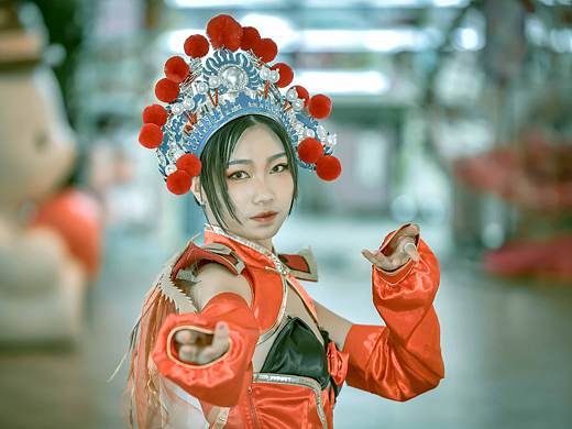 历史文化名城大同的coser（王者荣耀城市赛 ）牙豆作品