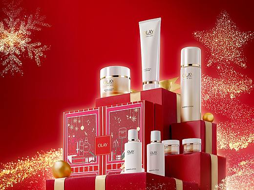 「造图舍」OLAY 2020圣诞元旦 音乐礼盒护肤品视觉摄影