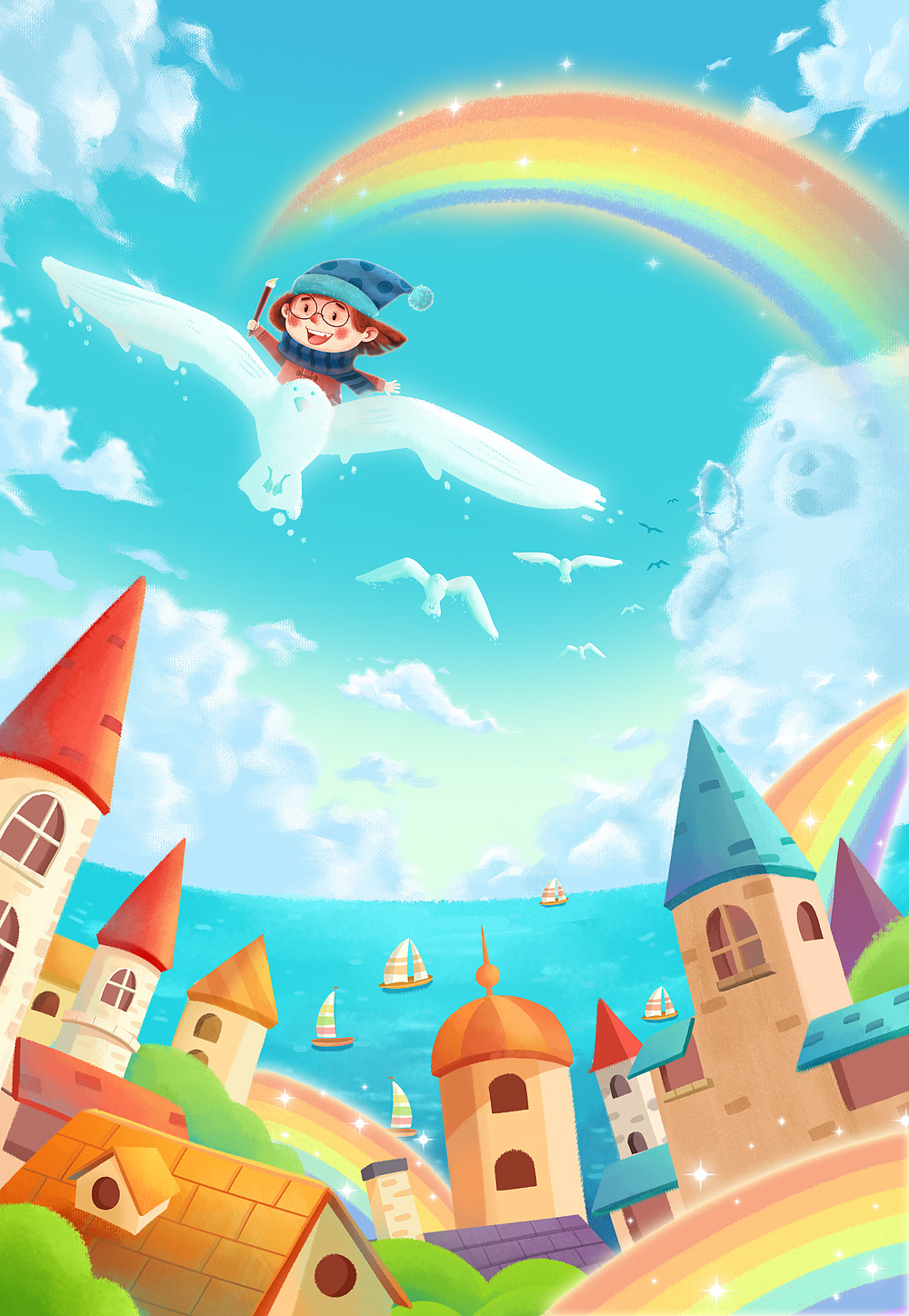 梦想国度|插画|儿童插画|abby_525 - 原创作品 - 站酷 (zcool)