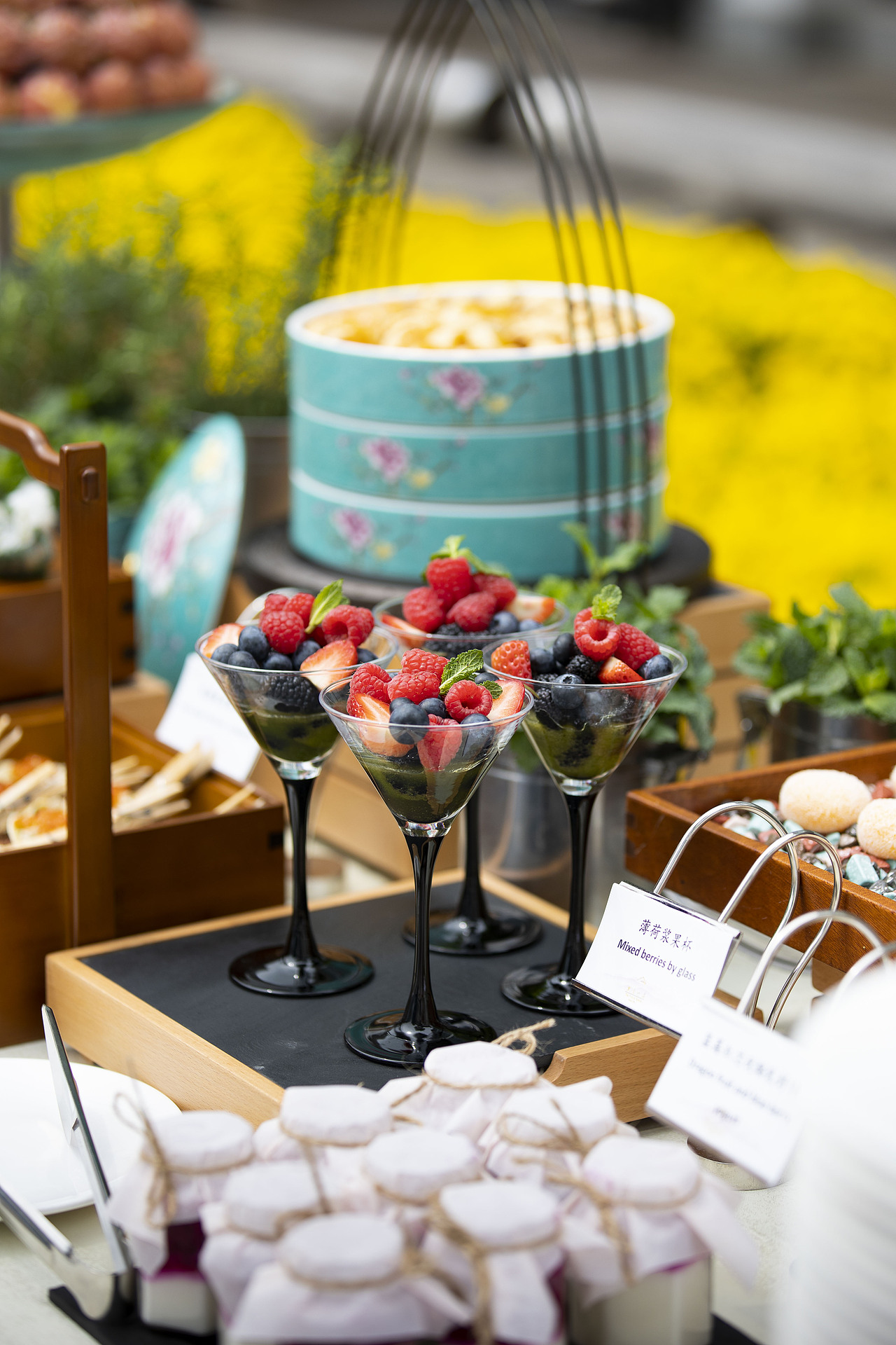 甜品,鸡尾酒摆台