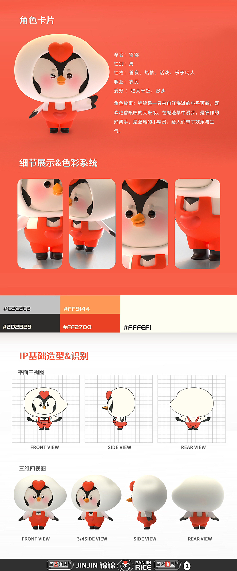 盘锦大米IP形象设计优秀奖 | 锦锦（图ZMzUxNTY4MzY0） - IP形象 - 站酷设计师林星isim原创素材 - 站酷ZCOOL