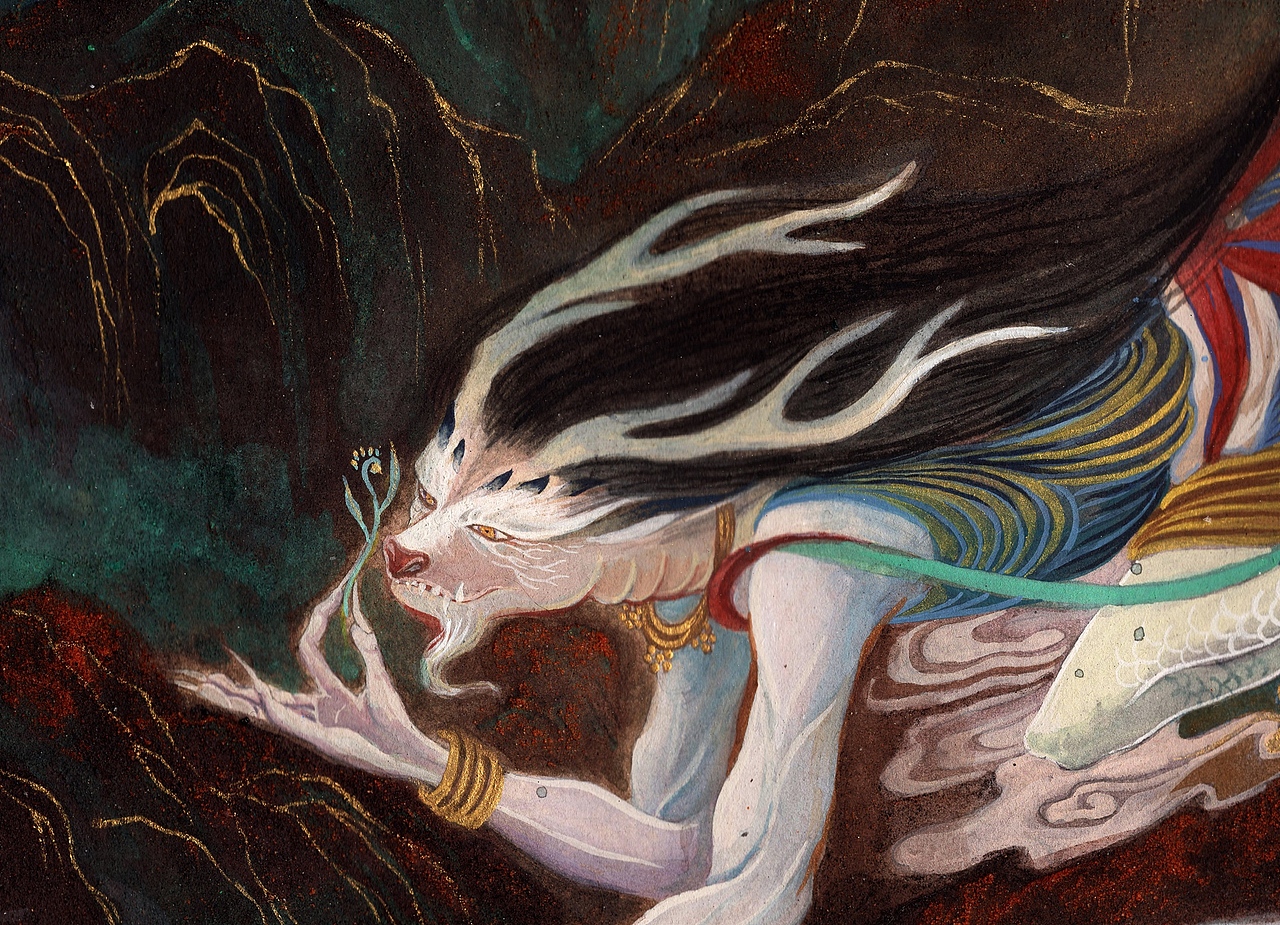 计蒙神|插画|商业插画|鹿溟山 - 原创作品 - 站酷 (zcool)