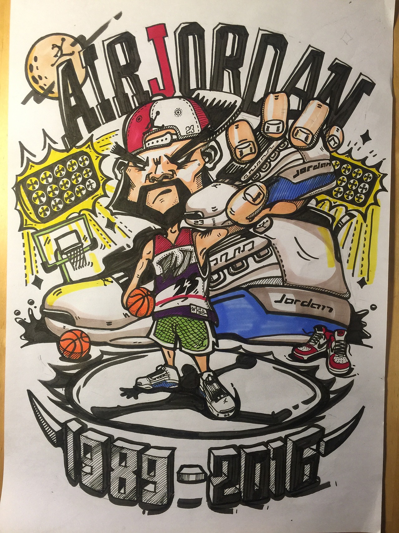 my air jordan（图ZNzUzNjY5MzY=） - 新锐潮流插画 - 站酷设计师一圈大胡子原创素材 - 站酷ZCOOL