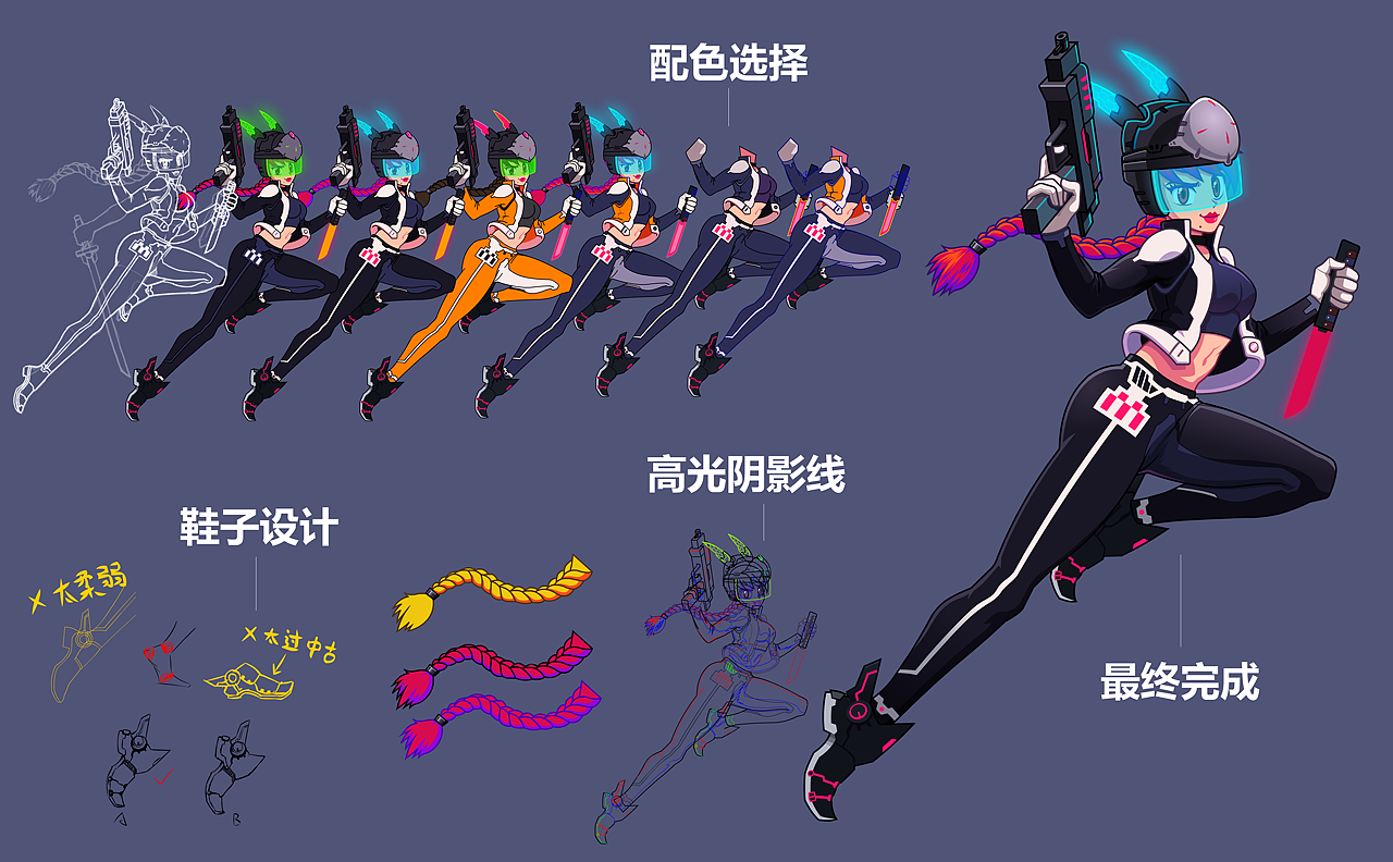 当然少不了角色设计的源文件（AI和AN的格式，AN就是FLASH）可以在附件里面下载，么么哒。