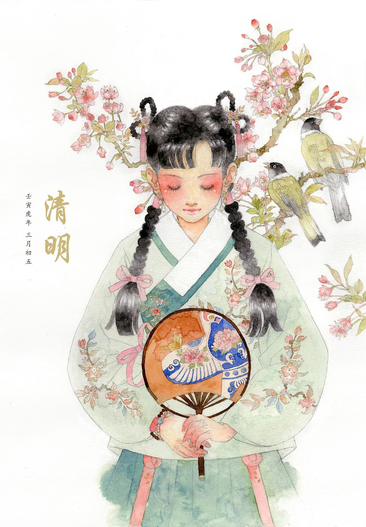 三月初三·清明（图ZMzI4MjYwODQ4） - 艺术插画 - 站酷设计师白洺宇原创素材 - 站酷ZCOOL