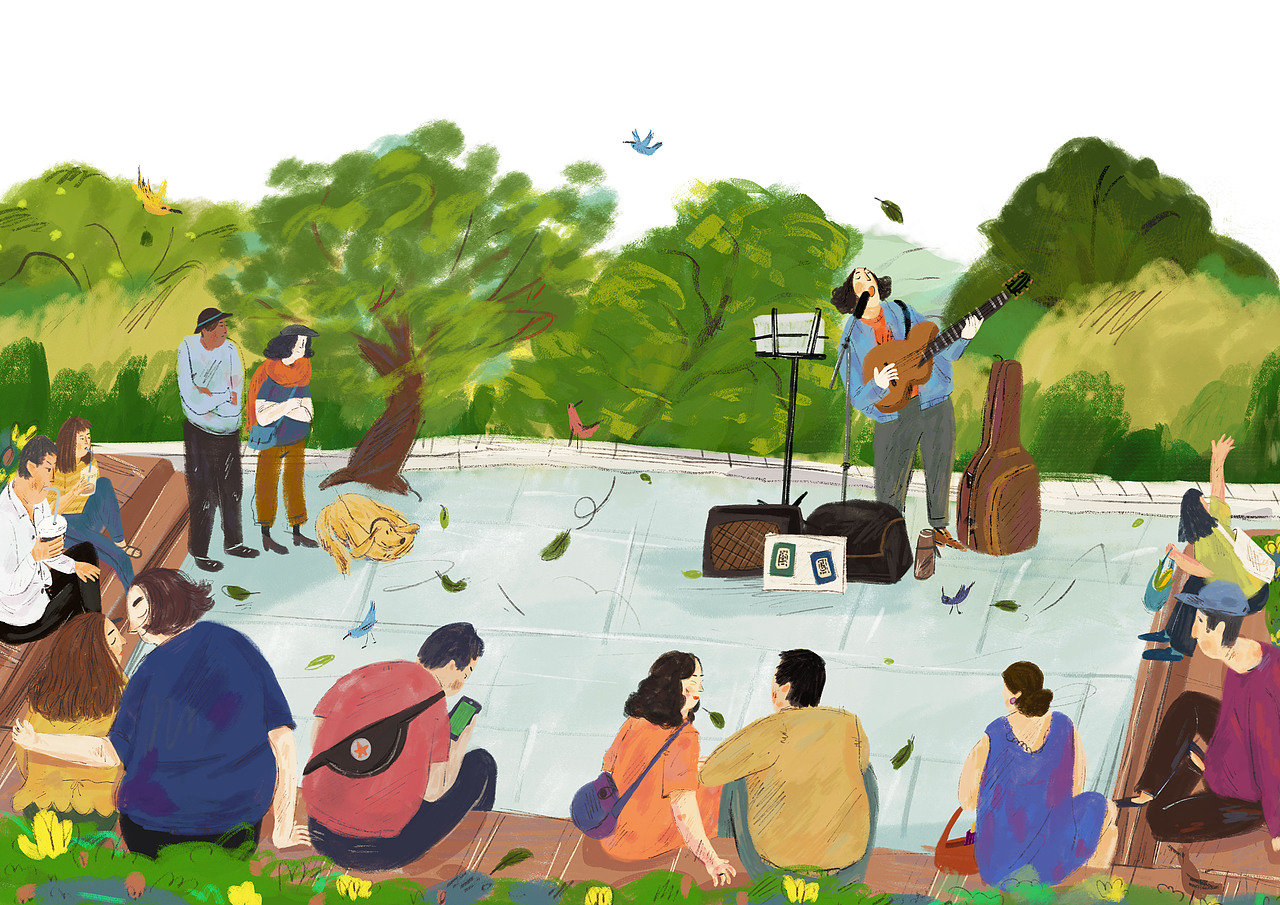 出走（图ZMjEyNDYxNDEy） - 商业插画 - 站酷设计师六一kaki原创素材 - 站酷ZCOOL