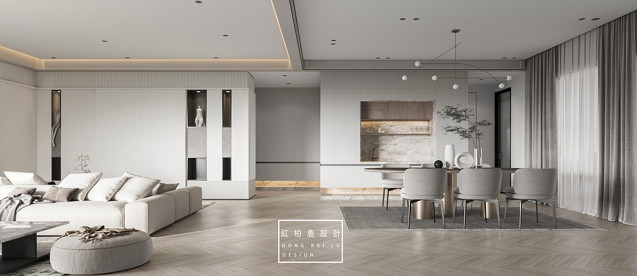 异地澳门256 ㎡极简侘寂设计，舒适清雅