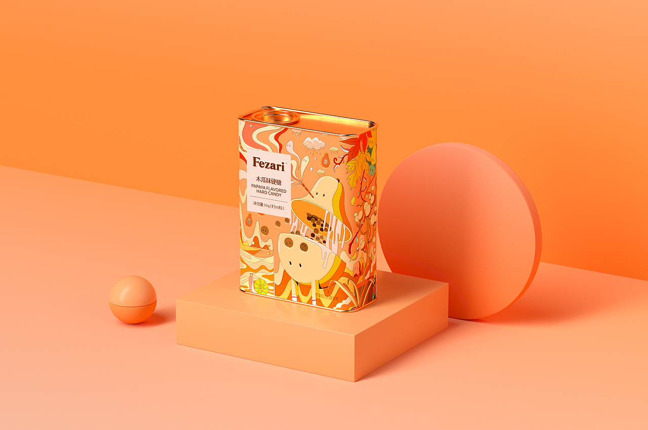 fezari硬糖包装设计