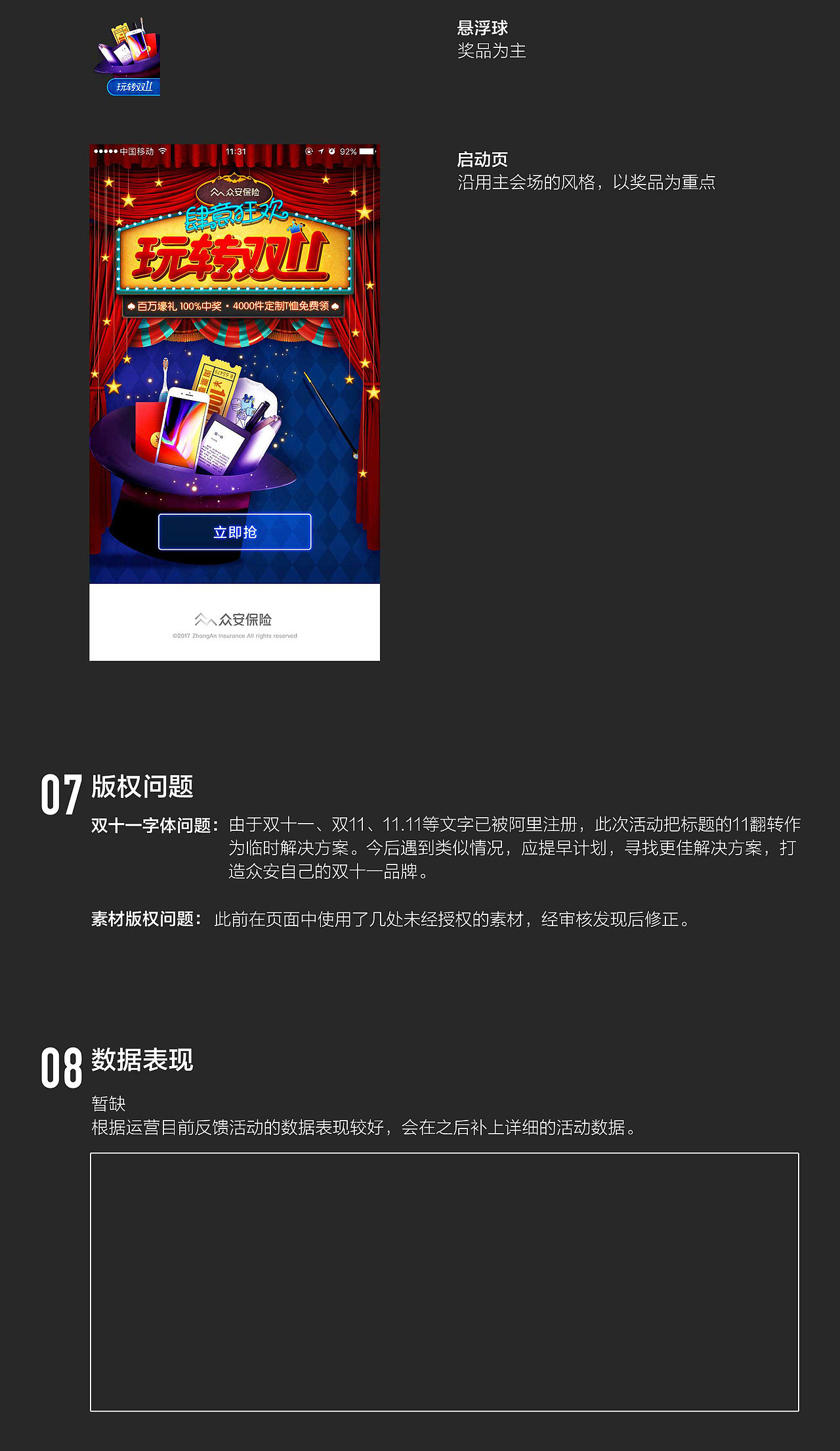 众安双十一活动复盘