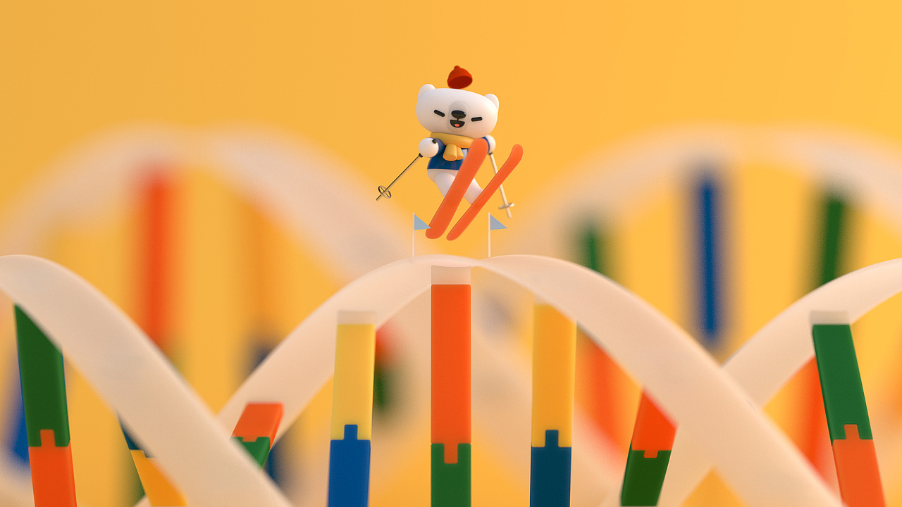 “达仁熊”吉祥物设计