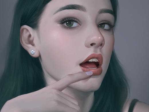 像只失去追求的咸鱼，画画头像才能维持生活酱紫