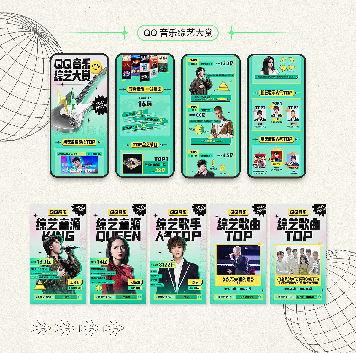 modiarts | 腾讯QQ音乐2021年设计案例合集