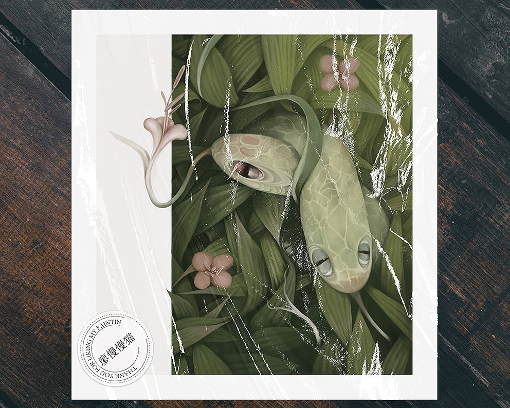 越美丽越危险⚠️（图ZMzc2NjM0NzAw） - 商业插画 - 站酷设计师廖慢慢猫原创素材 - 站酷ZCOOL