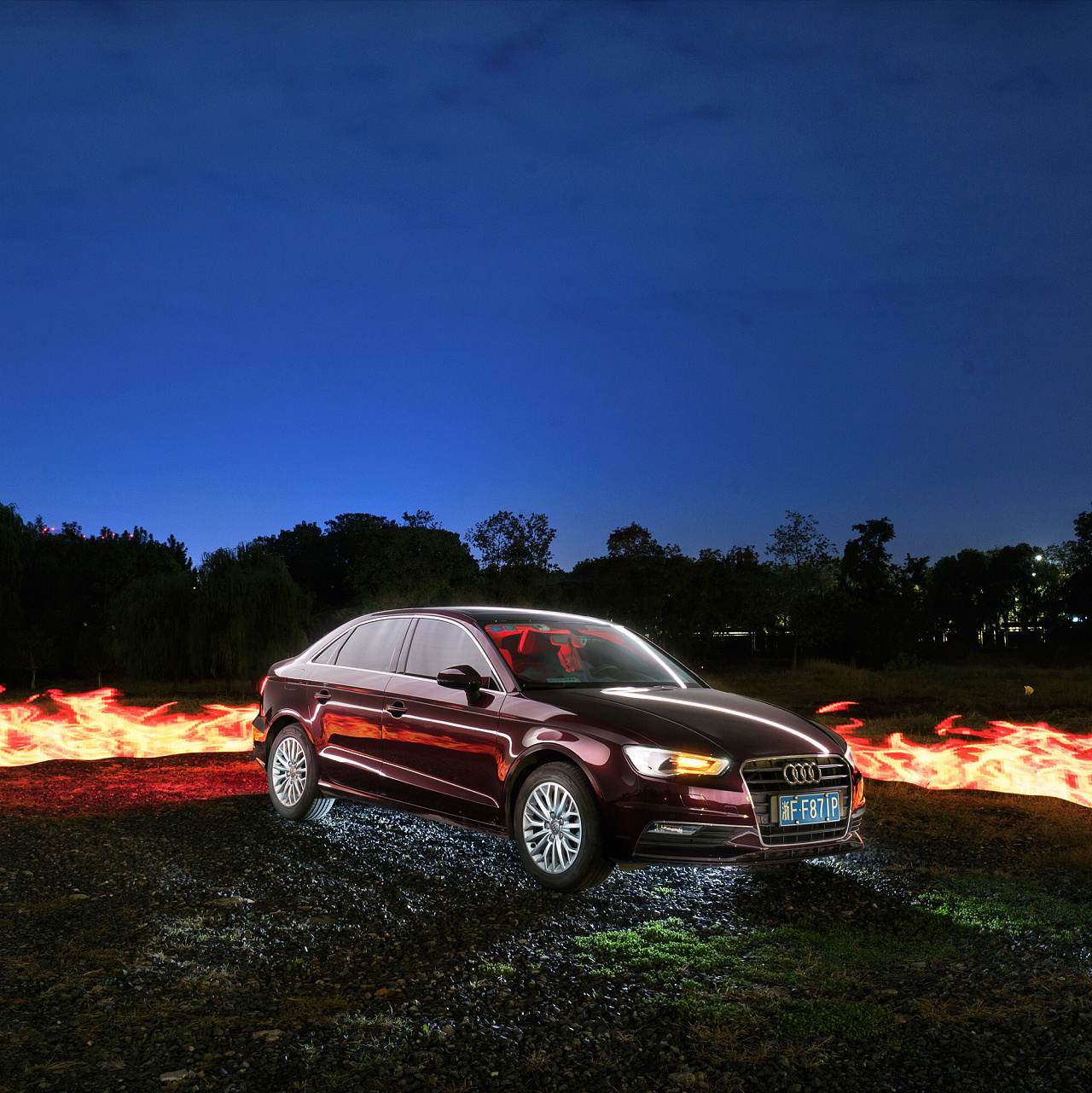 光绘汽车补光练习