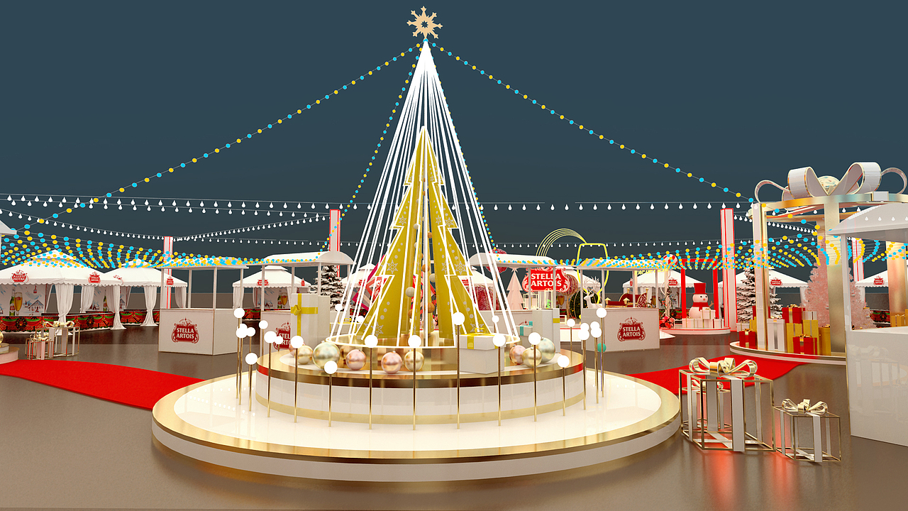 商场入口美陈|商业空间美陈设计|北京美陈公司