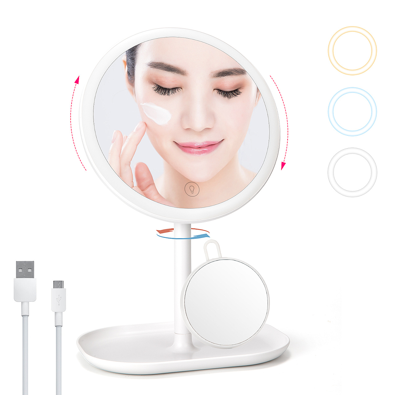 led化妆镜 亚马逊amazon电商设计|工业/产品|电子产品|黄剑林 - 原创