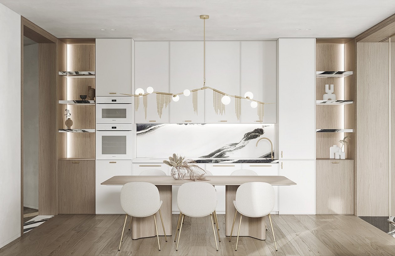 纯白与艺术的完美融合