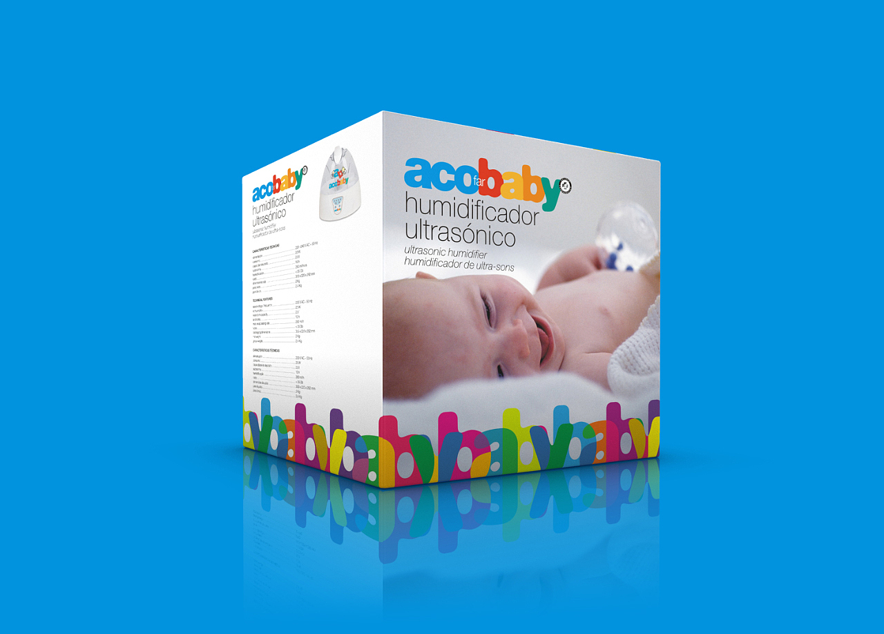 Acobaby加湿器包装（图ZMjY1NDAxNzgw） - 包装 - 站酷设计师瘦个大叔原创素材 - 站酷ZCOOL