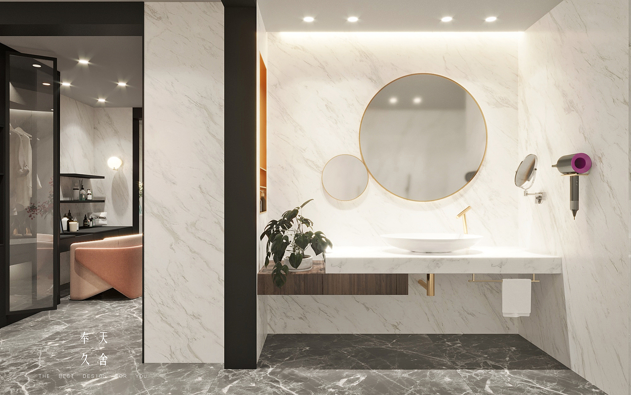 万科翡翠350㎡ - 奉天久舍空间设计（图ZMTc1NDkzMjky） - 家装设计 - 站酷设计师奉天久舍空间设计原创素材 - 站酷ZCOOL