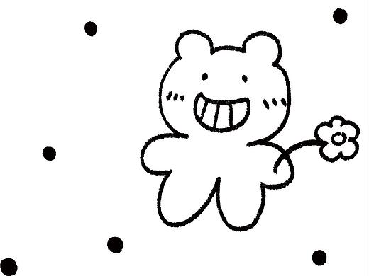 小熊周边~手机壳小熊插画