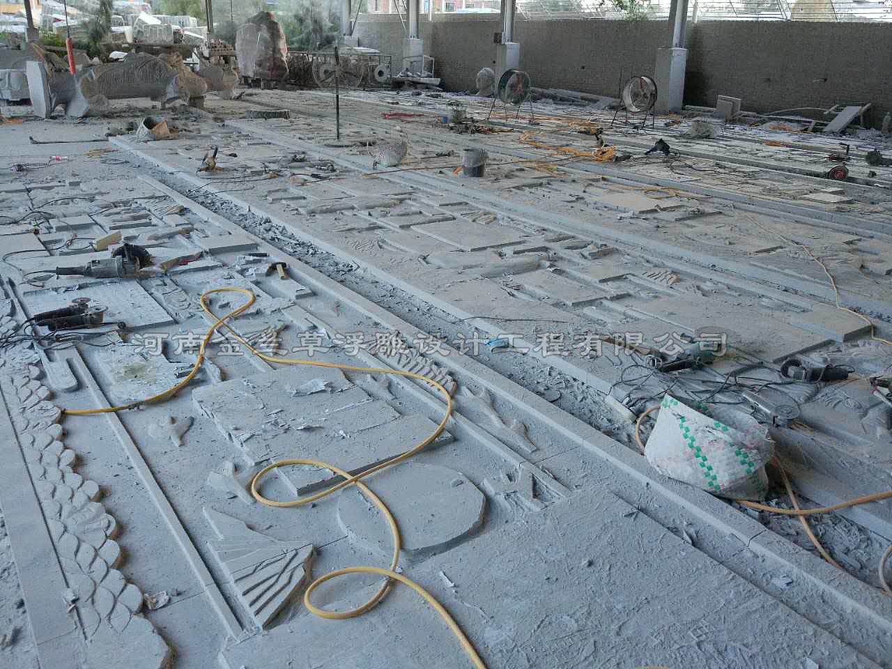 学校石雕文化墙设计建设4