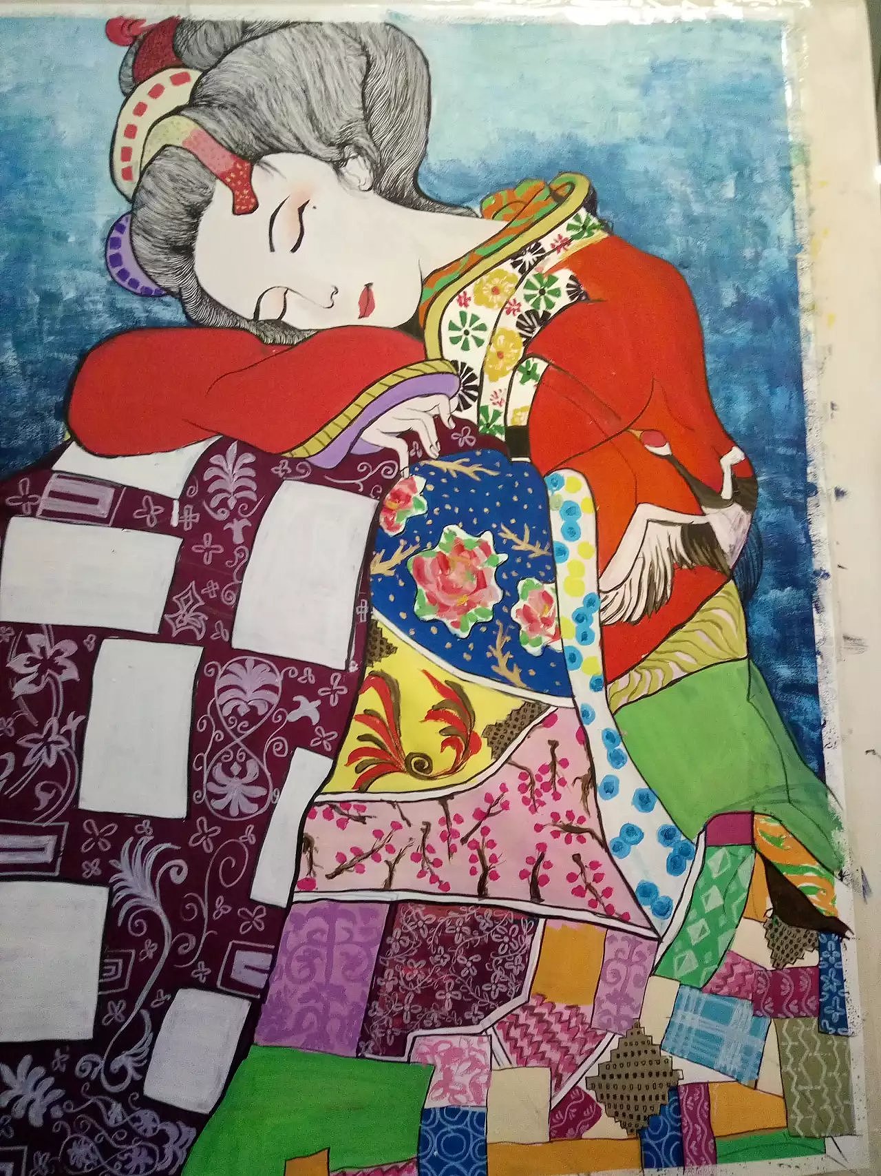 沉睡的艺妓（图ZMTI5NDYxNzAw） - 创作习作 - 站酷设计师花莉漱石原创素材 - 站酷ZCOOL