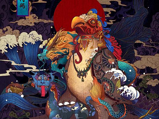 浮世绘插画练习