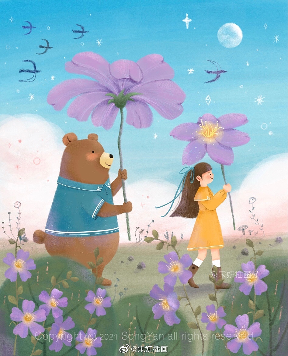【小熊和小女孩系列】