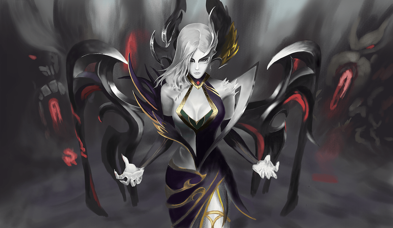 莫甘娜——原画临摹