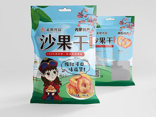 内蒙特产沙果干包装100克