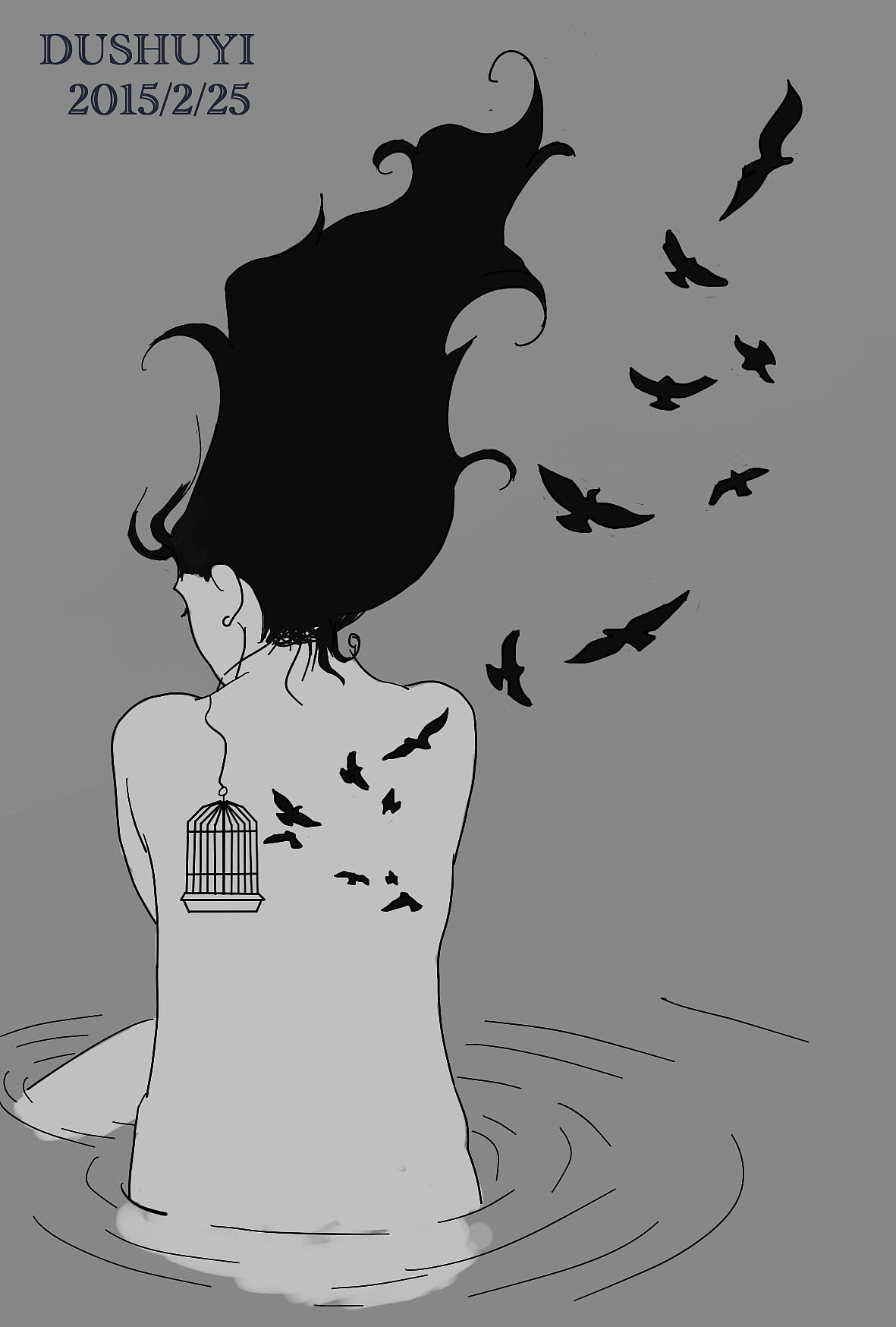 忽然发现!很久没有放自己的作品了!!