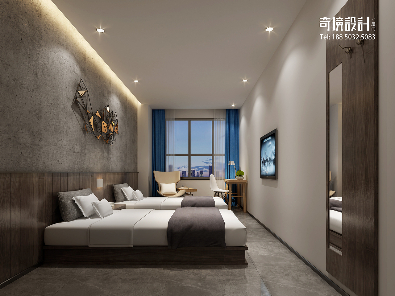 厦门精品酒店设计/商务型酒店设计/便捷酒店设计与施工（图ZMTQxNTkzNzM2） - 家装设计 - 站酷设计师厦门奇境设计公司原创素材 - 站酷ZCOOL