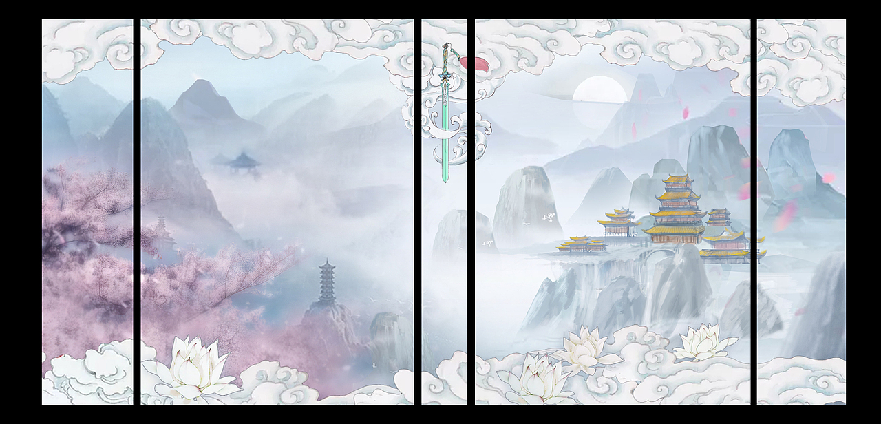 仙侠小说封面设计（图ZMTYzNzEzMTg4） - 书籍/画册 - 站酷设计师Bomblevip原创素材 - 站酷ZCOOL
