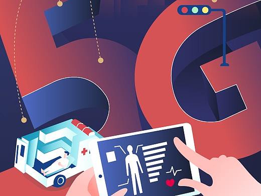 东软集团 数字医疗 插画创作