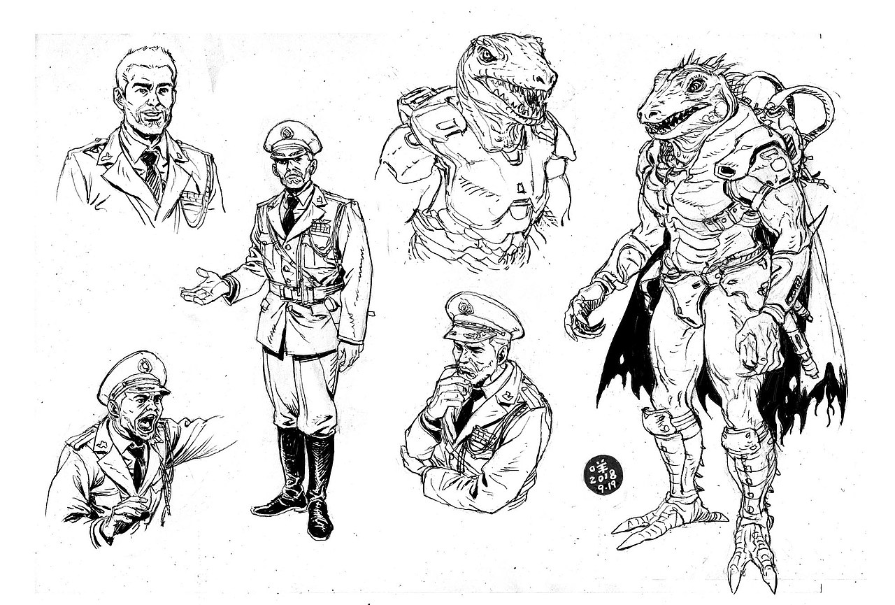 吞噬者漫画人设（图ZMTI5NzE4Nzky） - 单幅漫画 - 站酷设计师杨咩原创素材 - 站酷ZCOOL