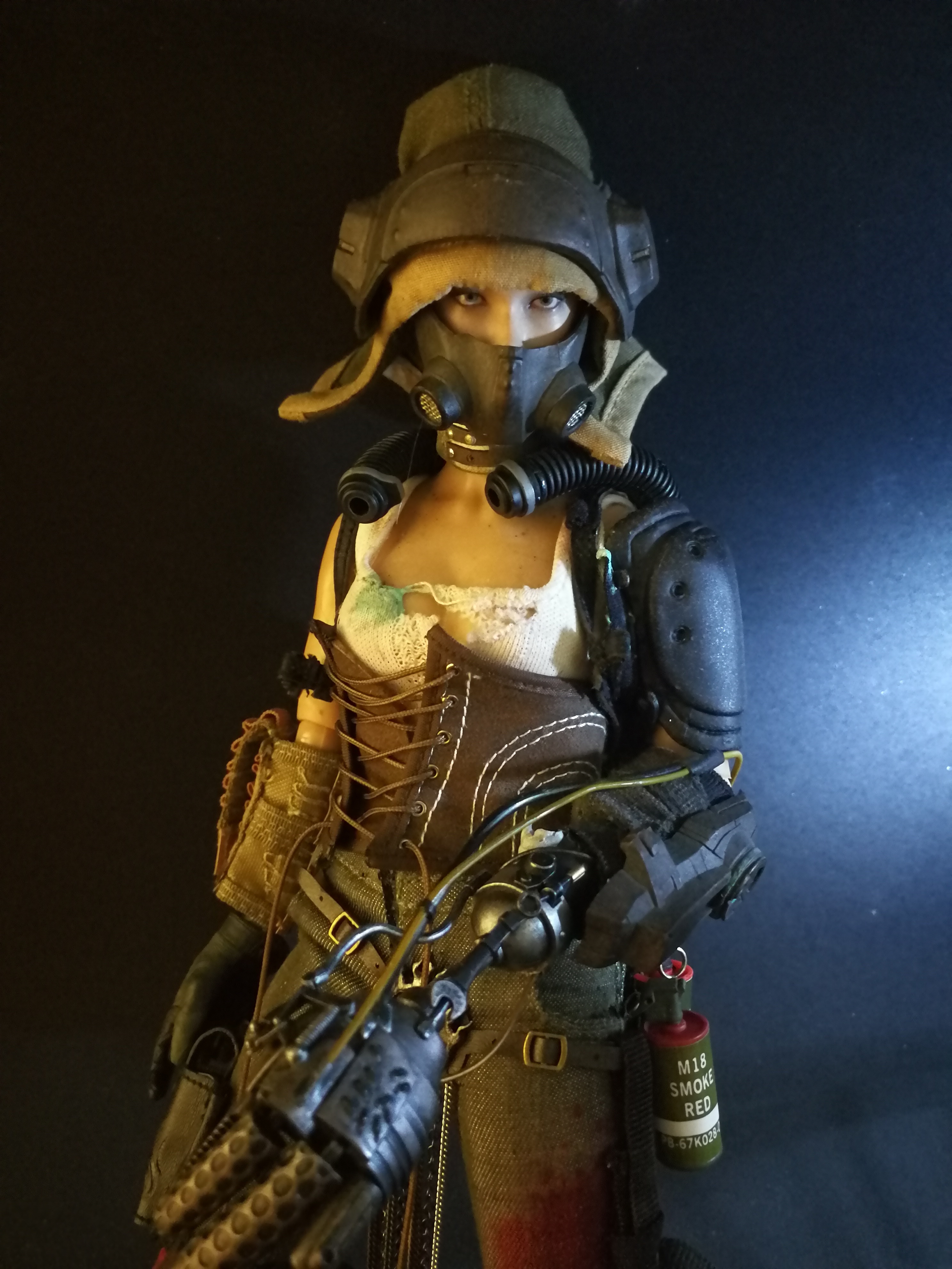 12寸兵人可动 自d 废土风格|手工艺|手办/模玩|包猩猩 - 原创作品