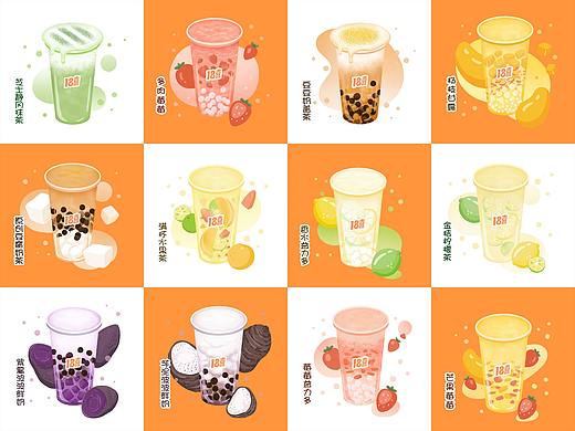 【品牌插画】餐饮品插画系列二