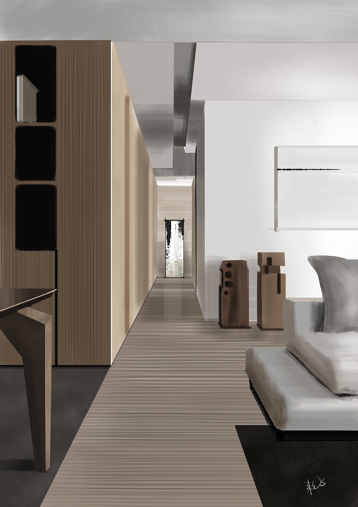 sketchbook室内空间手绘【致敬大师唐忠汉】