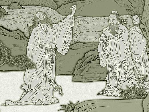 《孔子入周问礼》壁画设计