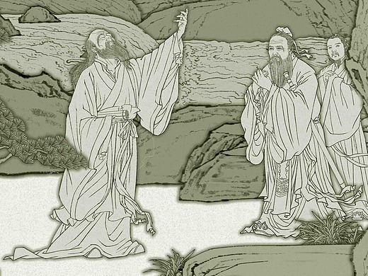 《孔子入周问礼》壁画设计