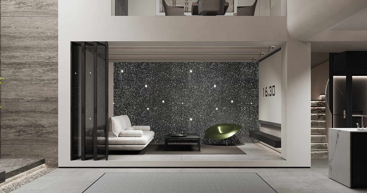 纳境视觉----现代简约别墅全套,这设计是真喜欢。