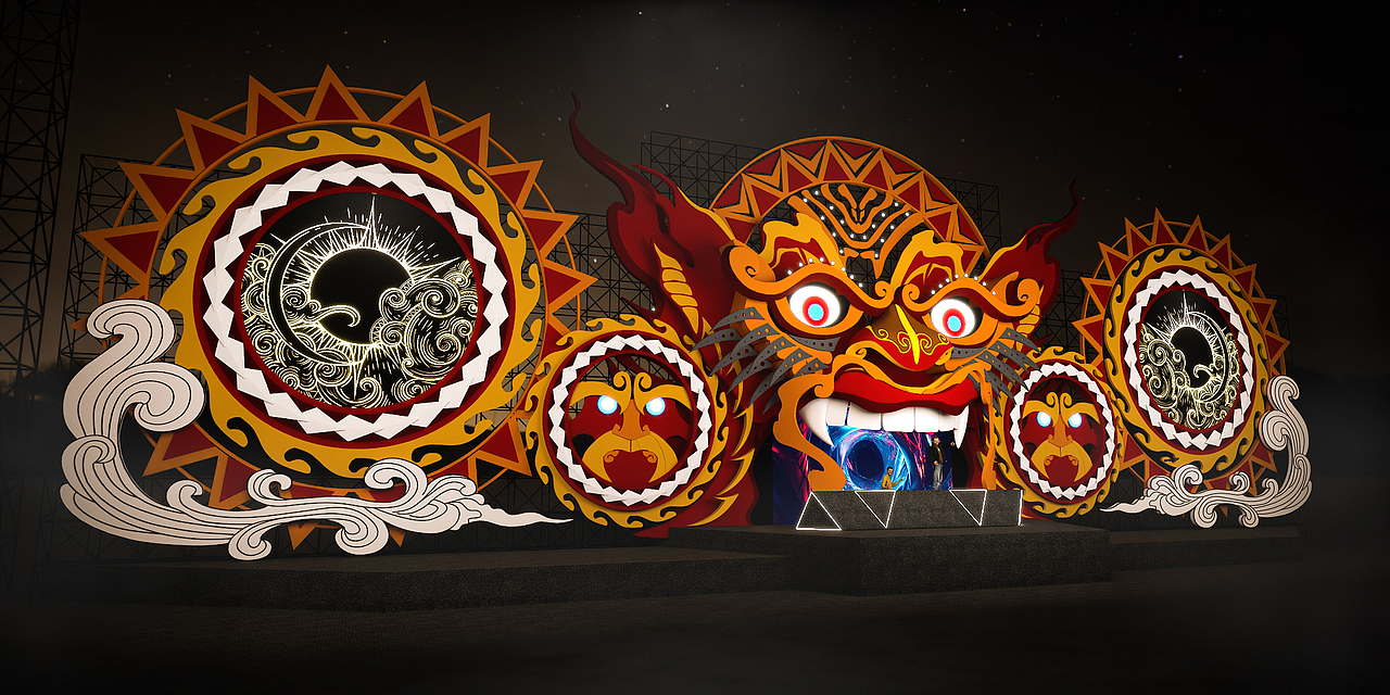 电音节舞台设计（图ZMjI2NDQwNTI4） - 舞台美术 - 站酷设计师自由职业者联盟原创素材 - 站酷ZCOOL