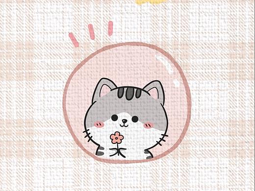 原创可爱猫咪手机壁纸