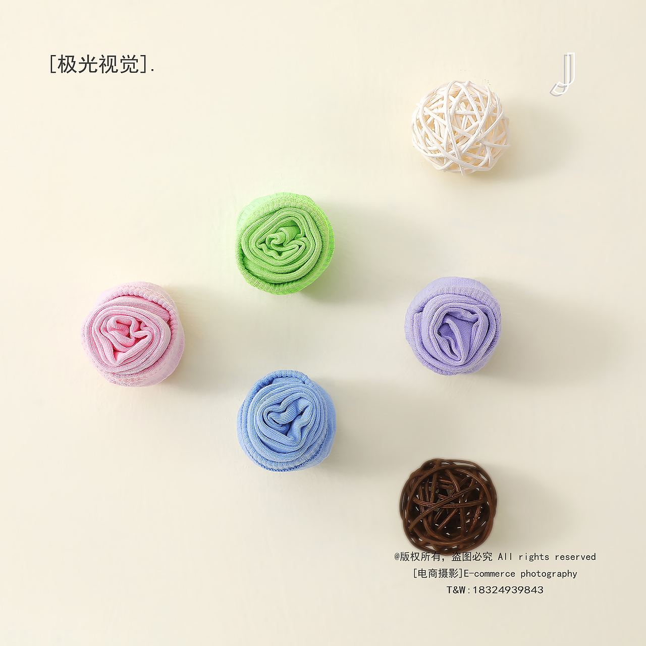 HOT女士多巴胺长袜拍摄/极光视觉