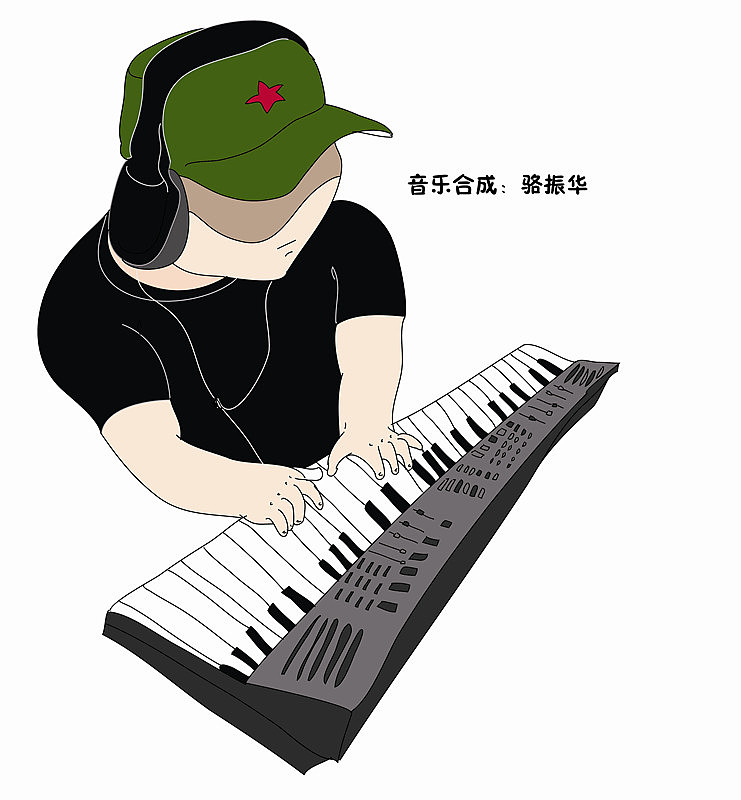 这是我。虽然我不太会画自己,但是还是需要一定的勇气的。