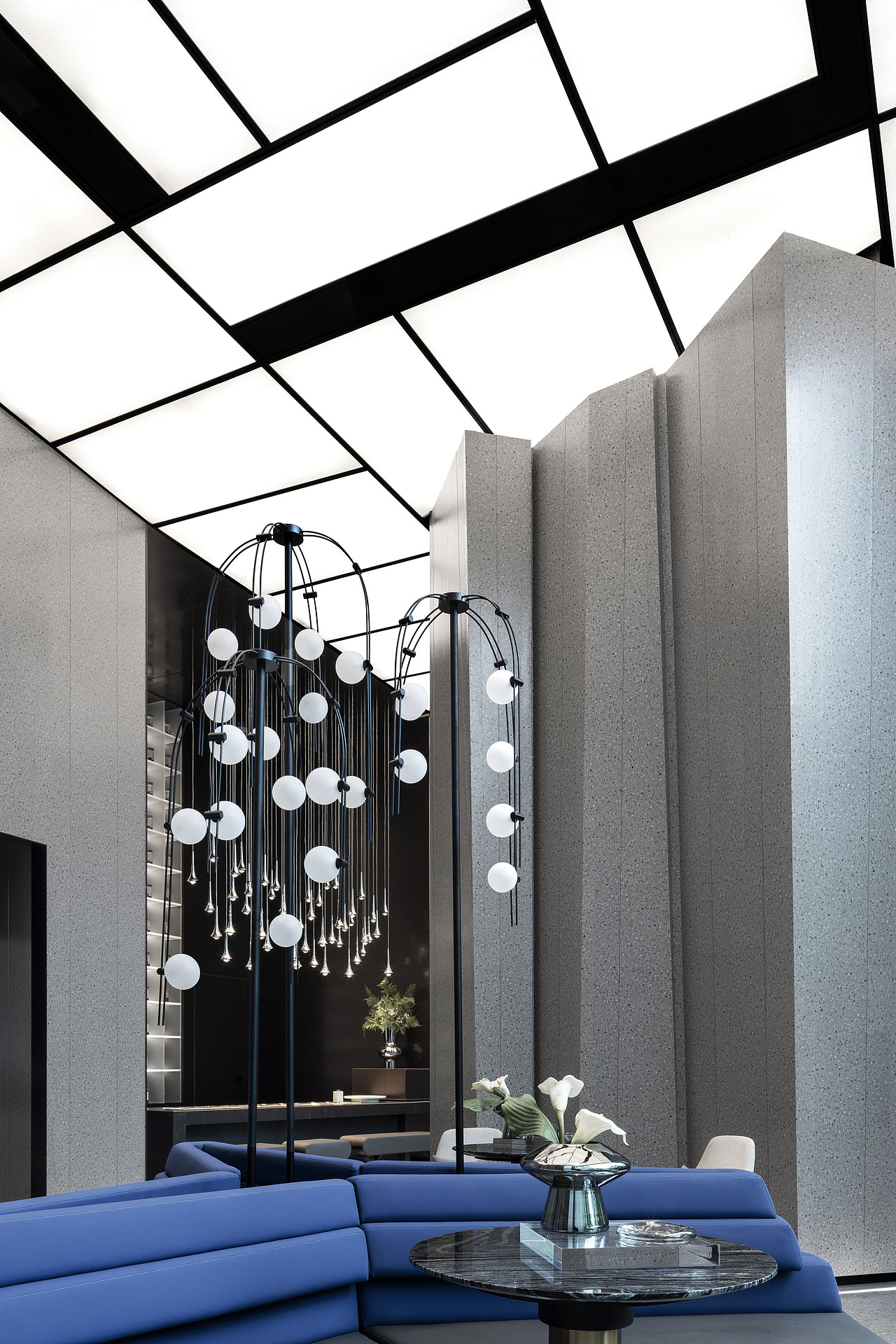 钻石切割般的售楼空间，极简纯粹，张力十足！（图ZMjQwMTI4MTU2） - 商业空间设计 - 站酷设计师道胜设计原创素材 - 站酷ZCOOL