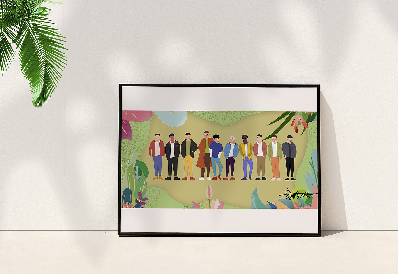 扁平插画人物（图ZMjc1NDc0NTUy） - 创作习作 - 站酷设计师小培培啊原创素材 - 站酷ZCOOL